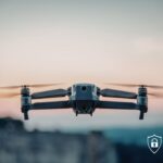 drony patrolujące samochody